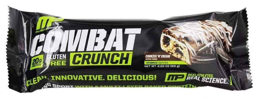 חטיף חלבון בטעמים - קומבט 63 גרם MP Combat Crunch