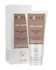 מורז אנטי אייגינג צמחי לפנים 50 מ"ל MORAZ ANTI-AGING FACE GEL כליל הטבע