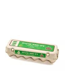 ביצים אורגניות חופש מועשרות באומגה - שדות כליל הטבע