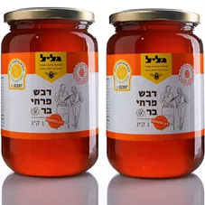 דבש פרחי בר גליל זוג במבצע! 2*1 ק"ג Galil כליל הטבע