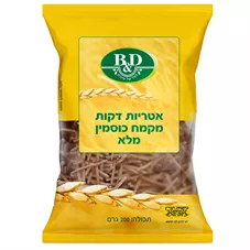 בטר אנד דיפרד אטריות דקות מקמח כוסמין מלא 200 גרם B & D כליל הטבע