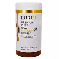 פיוריטי דבש מנוקה 500 גרם PURITI PREMIUM PURE RAW MANUKA HONEY כליל הטבע