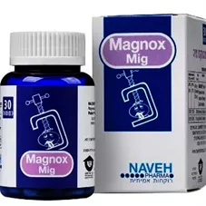 נווה פארמה  - מגנוקס מיג 30 כמוסות Naveh Phara Magnox Mig כליל הטבע