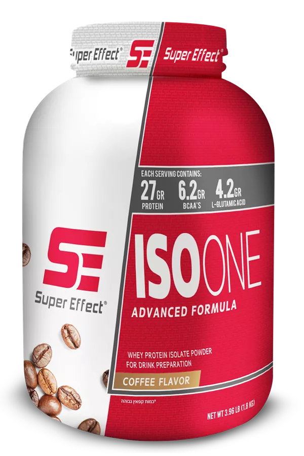 אבקת חלבון איזו וואן בטעם קפה סופר אפקט Super Effect iso ONE COFFEE 1.8 kg