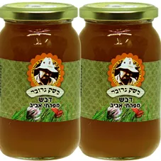 דבש מפרחי אביב משק גרובר זוג  2*1 ק"ג כליל הטבע
