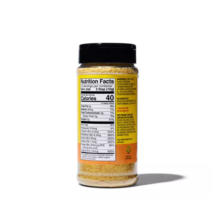 בראג נוטרישינל ייסט שמרים 127 גרם BRAGG NUTRITIONAL YEAST