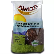 תבואות אורז אדום אורגני 500 גרם  Tvuot Organic Red Rice כליל הטבע