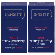 דנסיטי - סידן אמורפי הדור החדש של הסידן 2*60 קפליות  Density Amorphous Calcium Caplets כליל הטבע