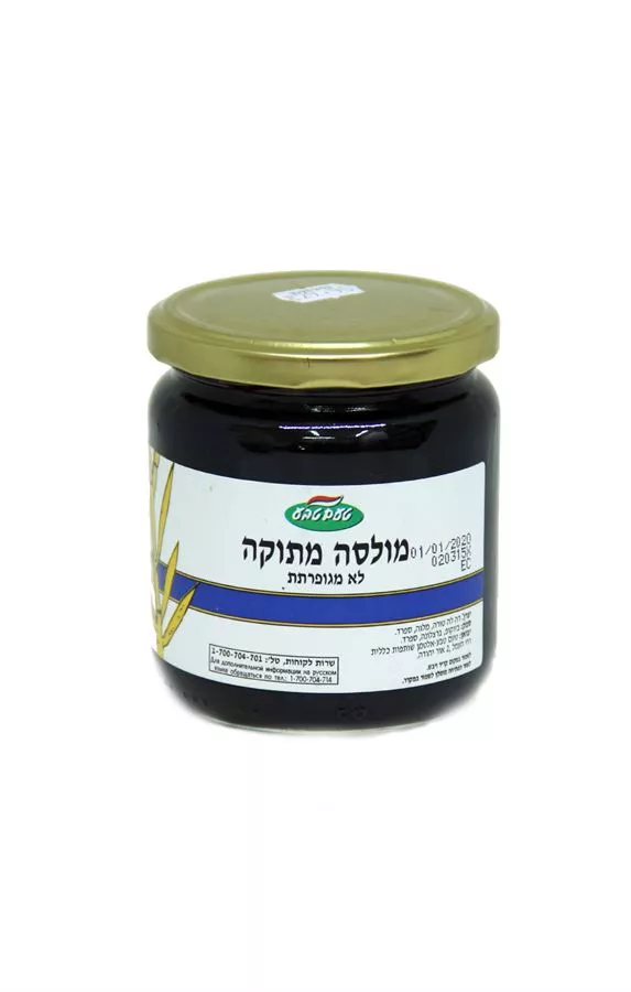 מולסה מתוקה טעם טבע 460 גרם