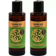 מארז זוג שמן שומשום ארומה סנס 2*100 מ"ל Sesame oil Aroma Sense כליל הטבע