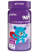 יומי מולטי ויטמין ג'וניור - אלטמן 60 דובונים   Altman Multi Vitamin Junior כליל הטבע