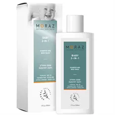 מורז שמפו ותחליב רחצה לתינוקות 500 מ"ל  Moraz Herbal Shampoo AND BODY WASH כליל הטבע