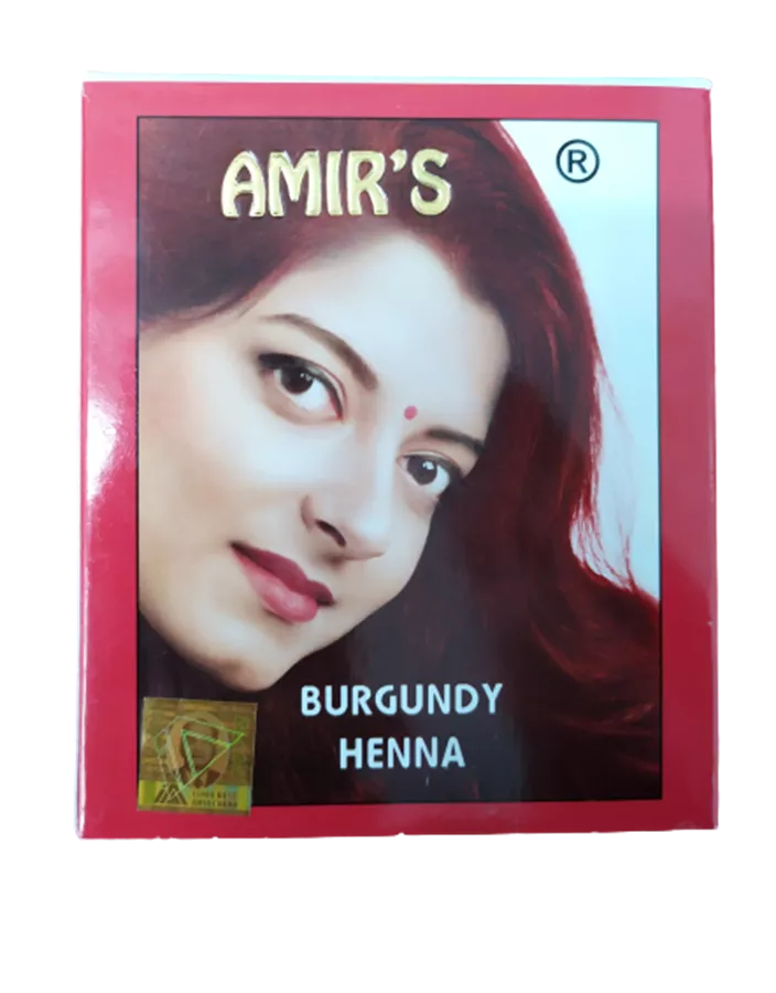 חינה לשיער צבע בורגונדי - AMIR'S BURGUNDY HENNA