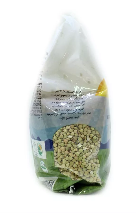 תבואות כוסמת ירוקה אורגנית 500 גרם Tvuot Organic Green Buckwheat