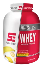 סופר אפקט אבקת חלבון מי גבינה טעם בננה 2.27 ק"ג Super Effect ONE WHEY Banana כליל הטבע