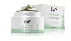 מסכת חימר ואצות 50 מ"ל Halo Clay & Algae purifying peeling mask כליל הטבע