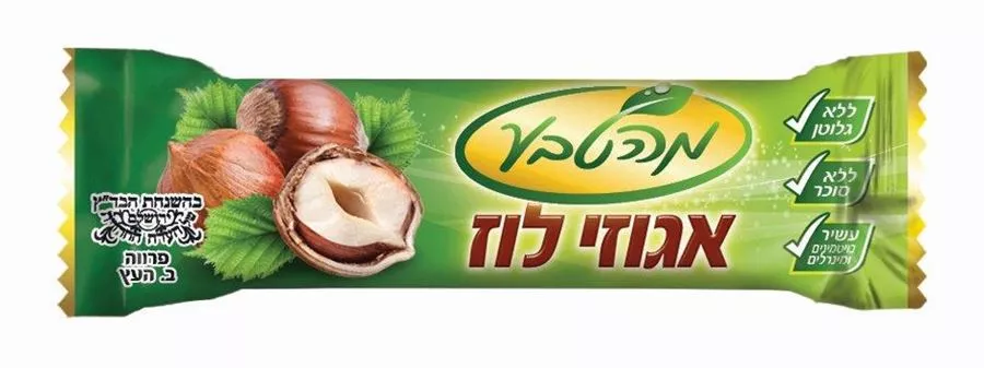 חטיף אגוזי לוז חב' ירושלים 28 גרם