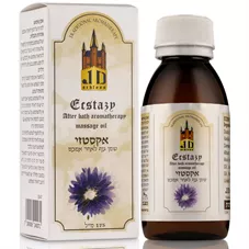 אקסטזי שמן גוף לאחר אמבט - י.ד. שלוס  125 מ"ל JD Schloss ECSTASY AFTER BATH AROMATHERAPY כליל הטבע