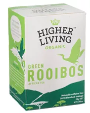 תה רויבוס אורגני הייר ליווינג 20 שקיקים Higher Living Rooibos כליל הטבע