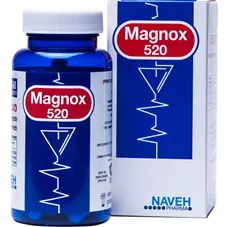 נווה פארמה - מגנוקס 520 60 כמוסות Naveh Pharma Magnox כליל הטבע