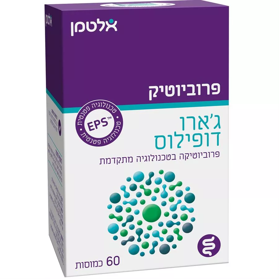 פרוביוטיק ג'ארו דופילוס - אלטמן 60 כמוסות Altman Probiotic Jarro Dophilus