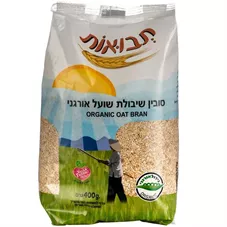 תבואות סובין שיבולת שועל אורגני 400 גרם Tvuot oat bran כליל הטבע