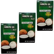 מי אגוז קוקוס 100% רנדי שלישייה  3*500 מ"ל Coconut Liquid Rendi כליל הטבע