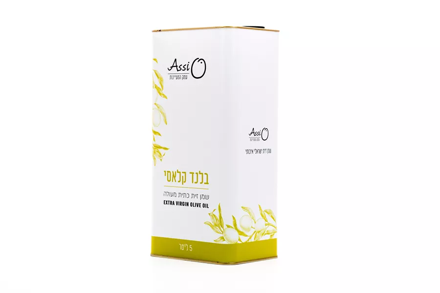 שמן זית כתית מעולה בלנד אסי 5 ליטר - Extra Virgin Olive Oil Assi