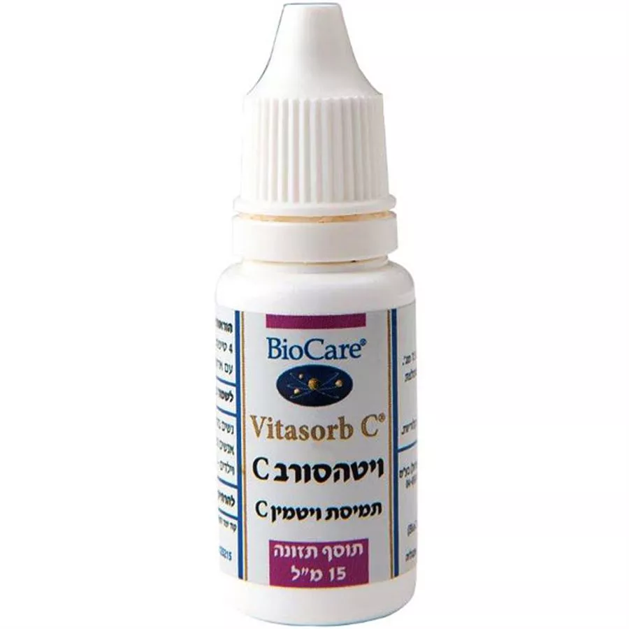 ביוקר תמיסת ויטמין C תכולה 15 מ