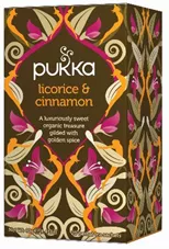 פוקה - ליקוריץ וקינמון 20 שקיקים Pukka Licorice & Cinnamon כליל הטבע