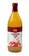 חומץ תפוחים אורגני לא מסונן 5% כרם 1 ליטר כליל הטבע
