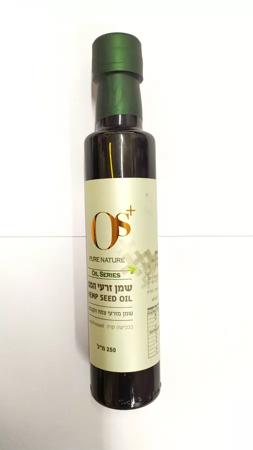 שמן זרעי המפ - או. אס - OS+ HEMP SEED OIL