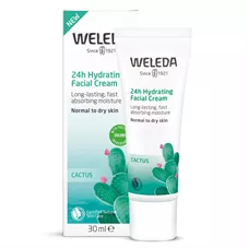 וולדה קרם לחות קקטוס 24 שעות 30 מ"ל       Weleda 24H Hydrating Facial Cream cactus כליל הטבע