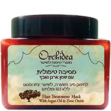 מסכה טיפולית אורכידאה 500 מ"ל Orchidea Hair Treatment Mask כליל הטבע