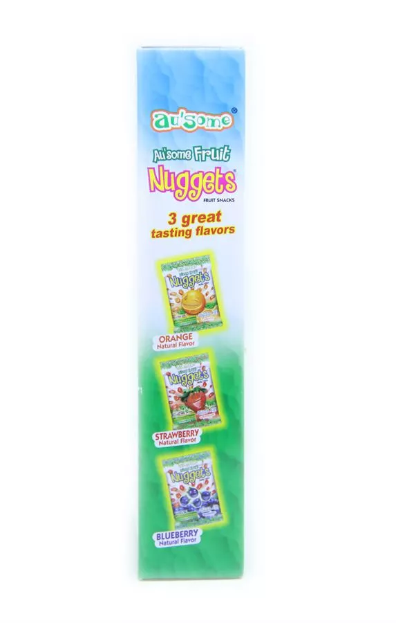 חטיפי פירות נוגטס 8 יחידות (136 גרם) Nuggets Fruit Snacks