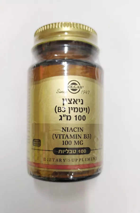 סולגאר - ניאצין (ויטמין B3) 100 מ