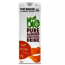 דה ברידג' משקה שקדים אורגני 1 ליטר The Bridge Bio Almond Drink כליל הטבע