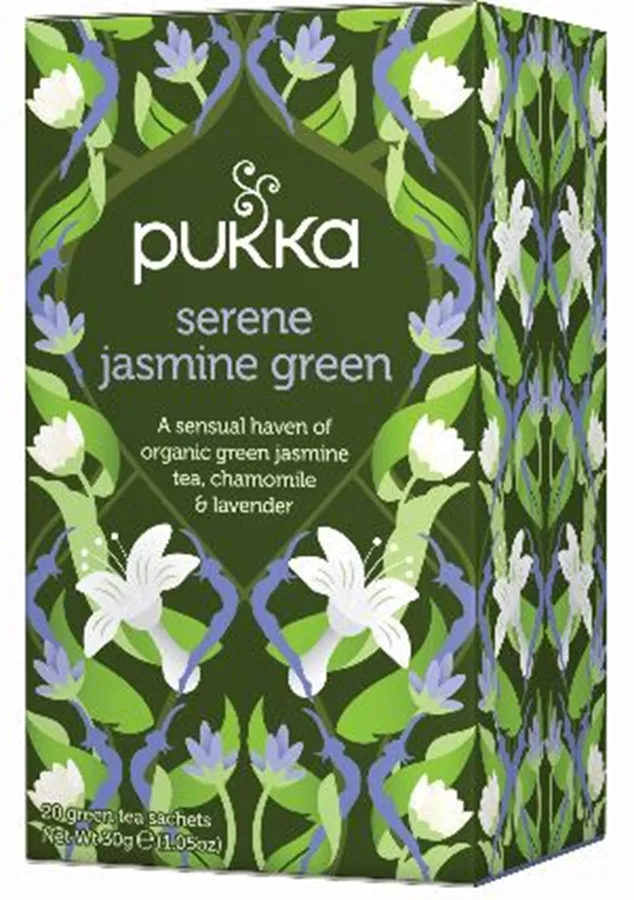 פוקה - תה ירוק יסמין 20 שקיקים Pukka Serene Jasmine Green