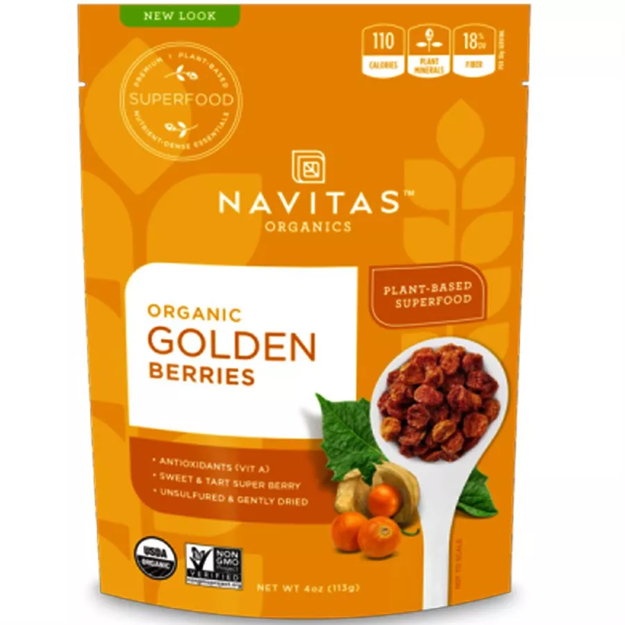 נביטאס אורגניקס תותי זהב - גולדן בריס 227 גרם NAVITAS ORGANICS Golden Berries