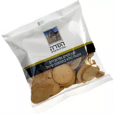 השדה - אובלטים אורגניים מקמח מלא בתוספת קימל השדה 100 גרם Hasade Organic Whole Wheat Caraway Dippers כליל הטבע