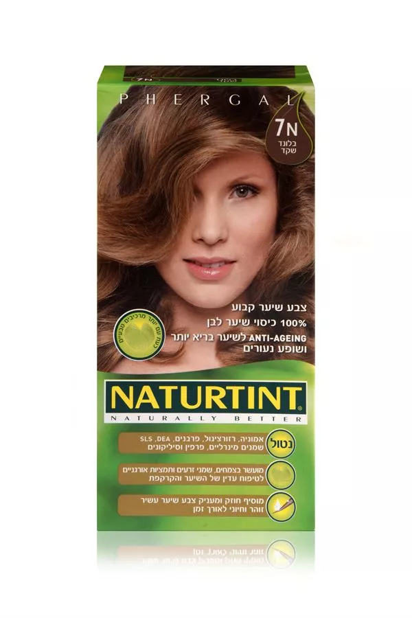 נטורטינט ערכת צבע שיער קבוע 7N בלונד שקד 60 מ