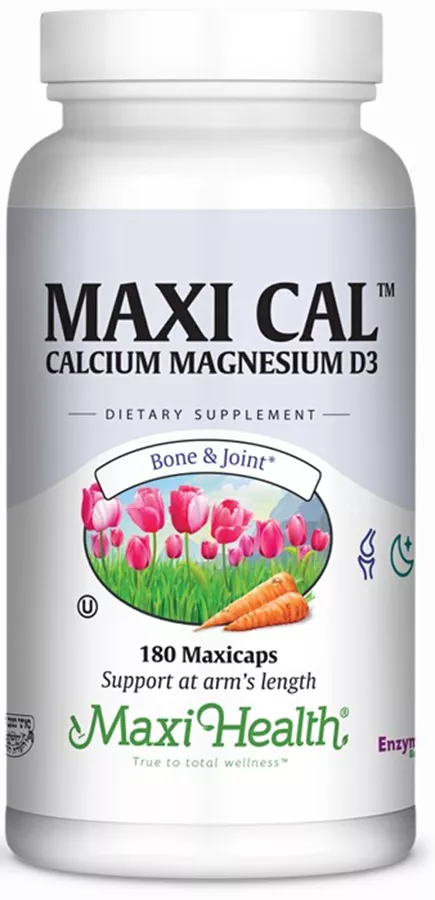 מקסי קל מקסי הלט 180 כמוסות  Maxi Cal Maxi Health