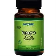 סופהרב  - פיקנוגינול 120 מ"ג 30 כמוסות Supherb Pycnogenol כליל הטבע