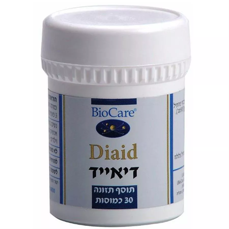 ביוקר דיאייד 30 כמוסות BioCare Diaid