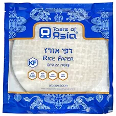 דפי אורז עגולים טעמי אסיה 300 גרם Taste Of Asia Rice Stick כליל הטבע