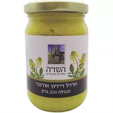 השדה - חרדל דיז'ון אורגני - השדה 200 גרם Hasade כליל הטבע