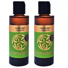 מארז זוג שמן חוחובה ארומה סנס 2*100 מ"ל Jojoba Oil AromaSense כליל הטבע