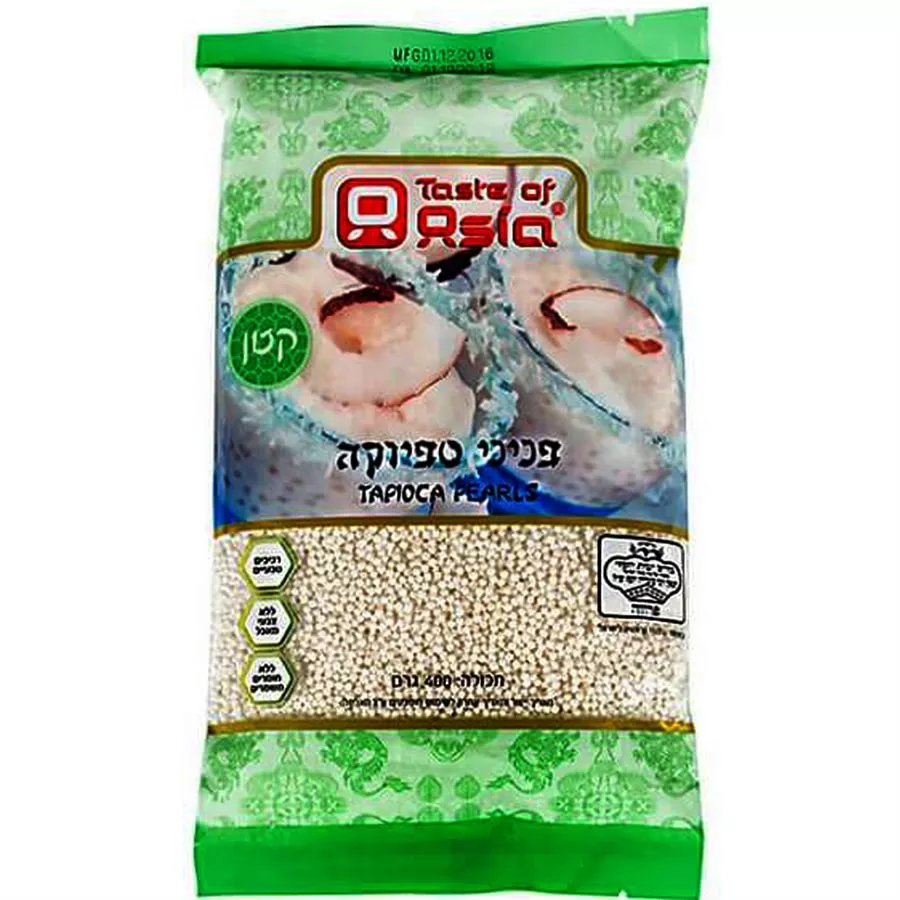 פניני טפיוקה טעמי אסיה 400 גרם Taste Of Asia Tapioca Pearls