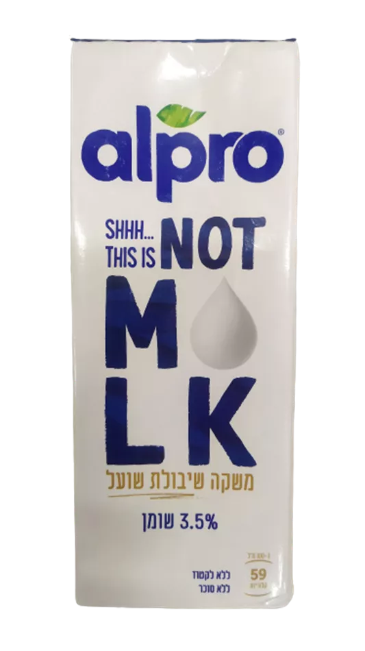 משקה שיבולת שועל 3.5% - ALPRO NOT MILK