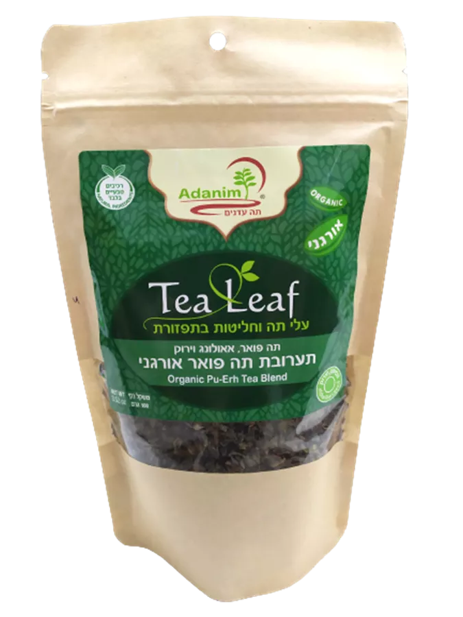 תערובת תה פואר אורגני - עדנים